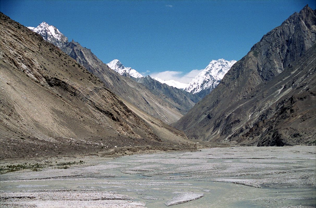 10 View From Trail After Korophon To Braldu River And Trail From Jhola To Paiju